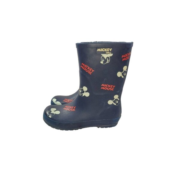 Disney Mickey Mouse Unisex Rainboots Kids Size 13 - Picture 1 of 8